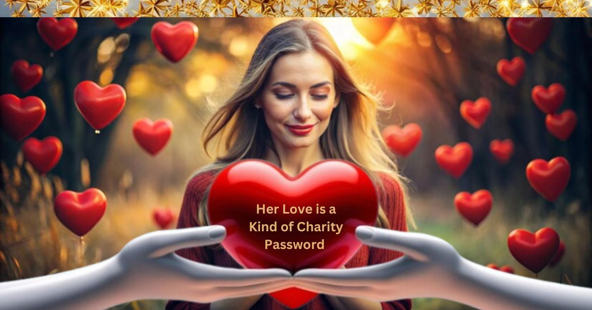 Her Love is a Kind of Charity Password