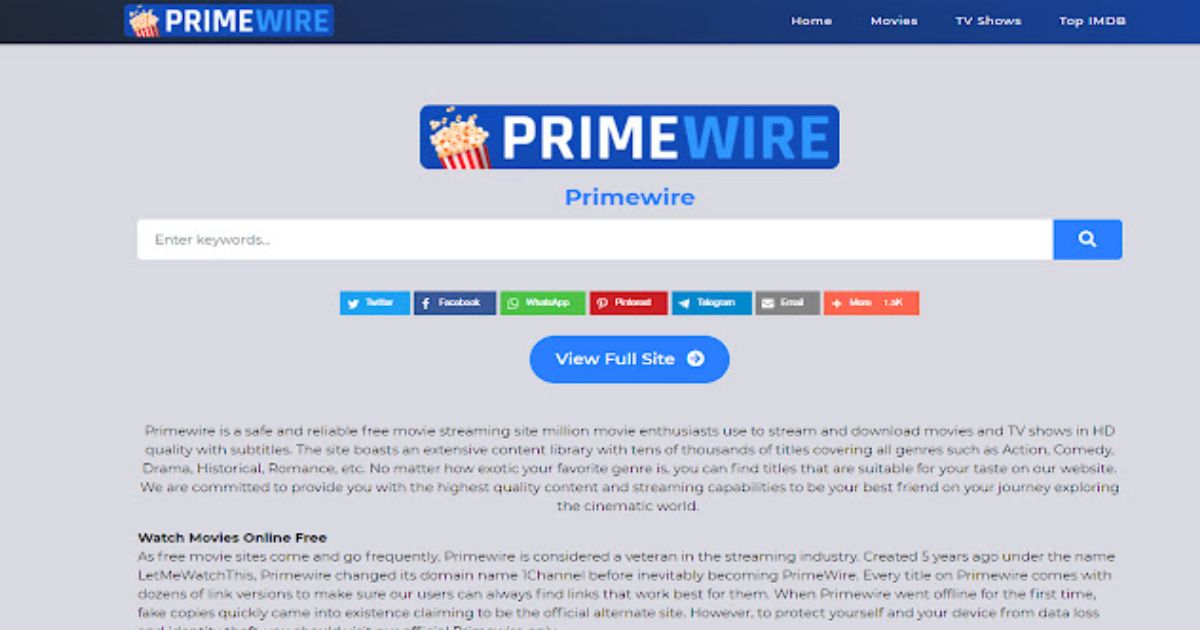 12 Primewire Alternatives