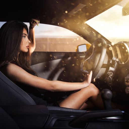 cute-attitude-dp-girl-sit-in-car