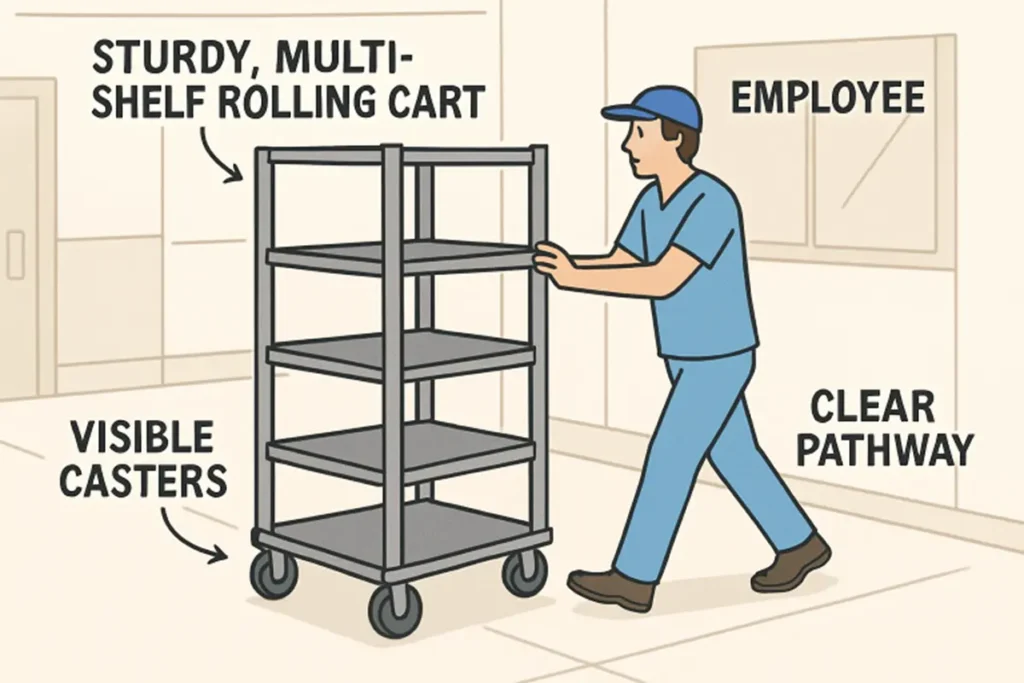 How Rolling Equipment Boosts Workplace Efficiency