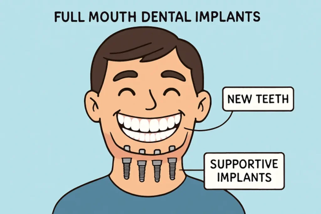 What to Expect When Getting Full Mouth Dental Implants