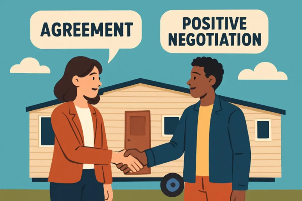 Working with Buyers Tips for Negotiating the Sale of Your Mobile Home